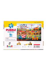 Eolo 80 Parça Puzzle İnşaat Alanı